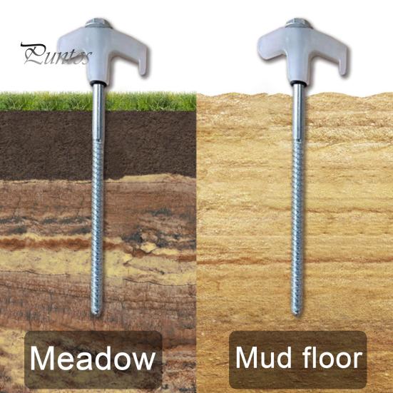 Колышки для палатки, колышки для кемпинга с сумкой для хранения, дизайн с острым наконечником, простая установка, аксессуары для поворотных гвоздей