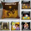 U-Undertale Игровая Подушка Чехол Плюшевая Ткань Мягкая Двусторонняя Печать Диван Теплая Зимняя Дом Детский Подарок Наволочка
