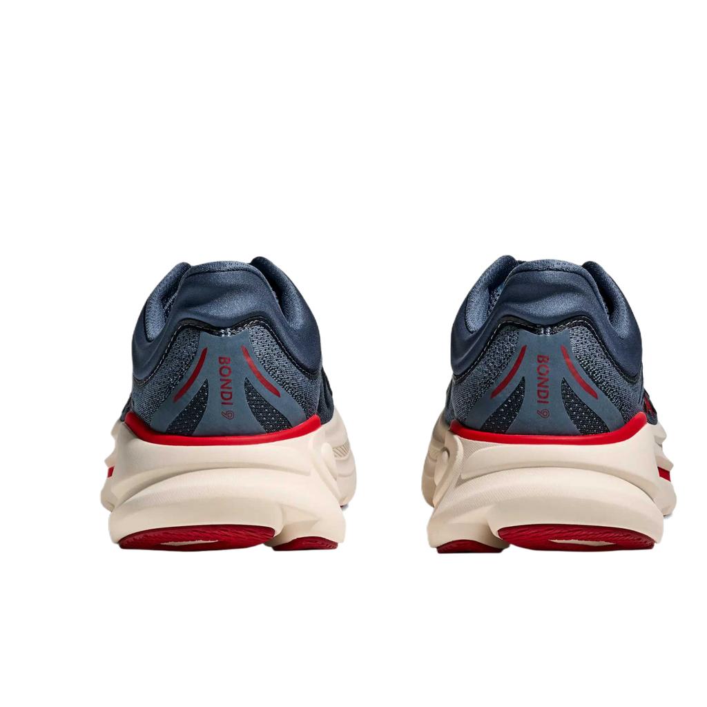 HOKA One One Bondi 9 Сетчатые Амортизирующие Износостойкие Дышащие Упругие Низкие Беговые Кроссовки Мужские 1162011-TDRC
