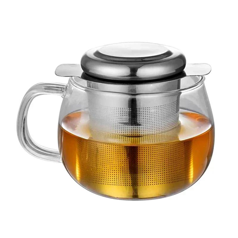 Ситечко для заваривания чая из нержавеющей стали, фильтр для листового чая, сито для заваривания чая для чашки, сетка для заваривания чая, кухонные принадлежности