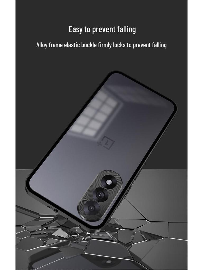 Универсальный чехол-книжка для OnePlus Nord CE 5 и металлический защитный задний panel для Nord 5 Racing Edition