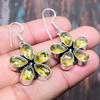 Citrine Gemstone 925 Sterling Silver Handmade Jewelry Earring For Thanksgiving