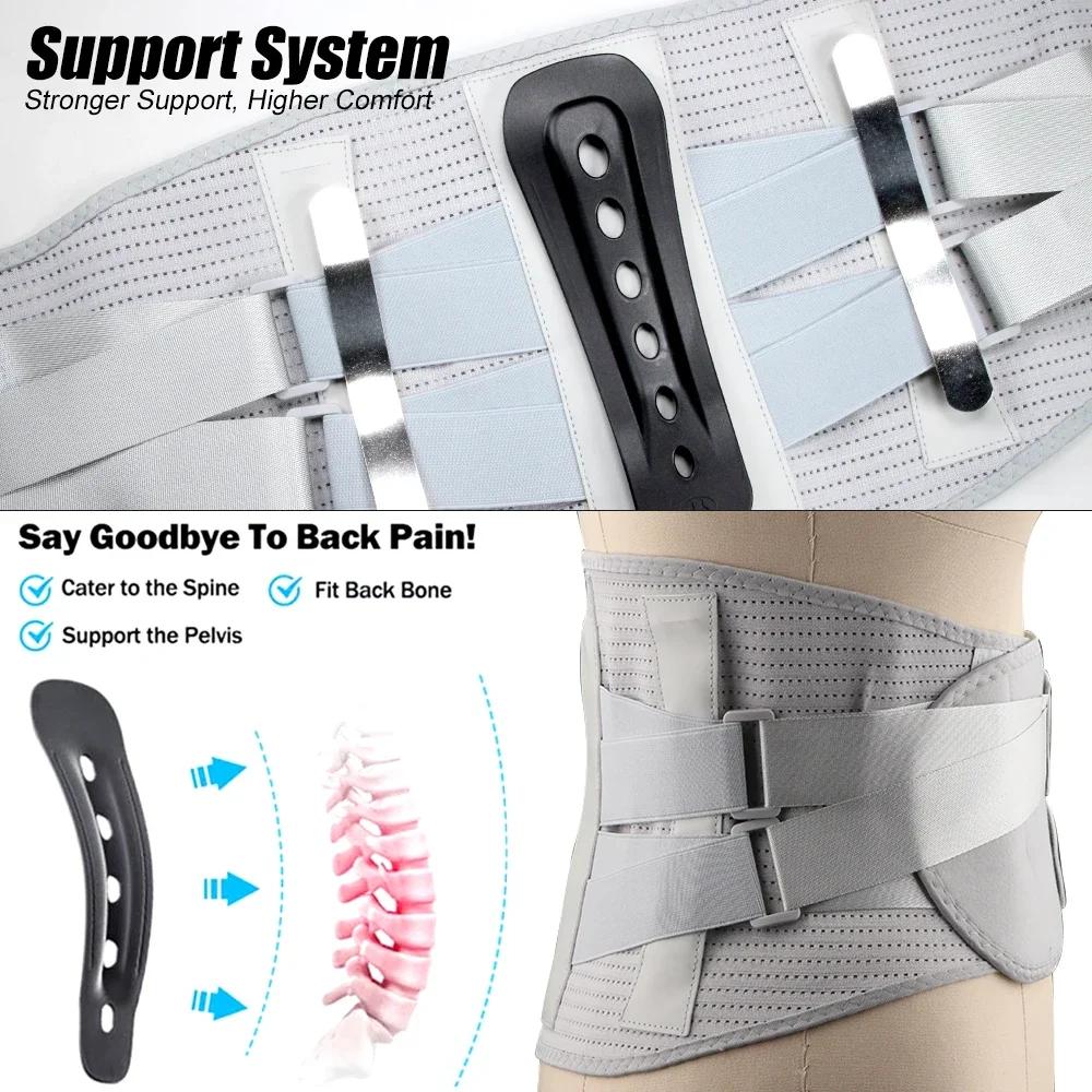 Back Brace For Lower Back Pain, Immediate Pain Relief From Sciatica, Herniated Disc,Scoliosis, Decompression Lumbar Support Belt