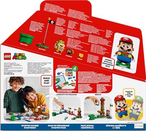 Игрушки LEGO Super Mario: LEGO(р) Марио(TM) Приключение Начинается ~ Стартовый Набор, Рождественский Подарок для Мальчиков и Девочек, Фигурки Марио, Игры, Игрушки, Обучающие To