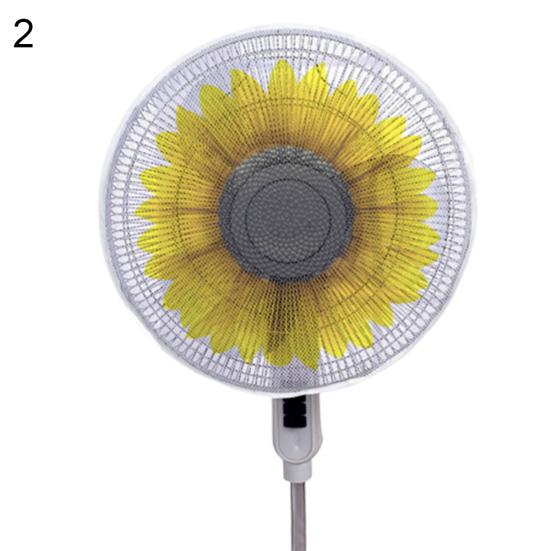 Мультяшный узор, круглая крышка электрического вентилятора, пыленепроницаемая защитная сетка, щит