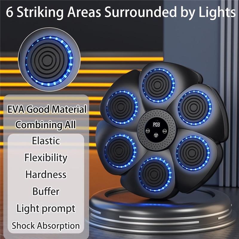 Музыкальный боксёрский автомат, интеллектуальная музыкальная игра в бокс, настенное домашнее фитнес-оборудование, оснащенное боксерскими перчатками