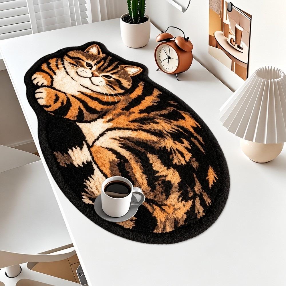 Cartoon Cat Pattern Rubber Mouse Pad Non-slip Laptop Table Mat New Keyboard Mice Mat Office