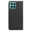 For Motorola Edge 60 Fusion 5G Wallet Phone Case Strong Magnetic Checkered Pattern Imprint Leather Flip Cover