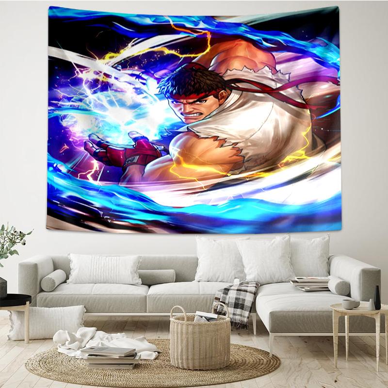 Superhero Trio In Action Printed Tapestry, for Bedroom,Livingroom, dormitory, Large Wall Decor, Fabric Decor Fan Birthday Gifts