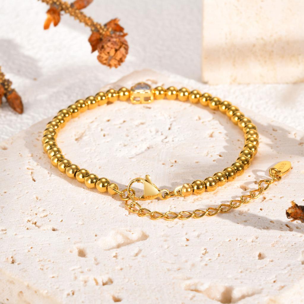 Stainless Steel Women Bracelet Chain Bracelet for Wedding Party Jewelry Birthday girlfriend Valentine's day Gift
