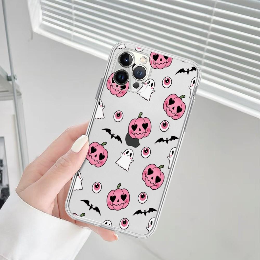 Хэллоуинская подставка для мыши для iPhone 16 15 14 13 12 Mini 11 Pro XS Max X XR SE 6 7 8 Plus Мягкий силиконовый чехол