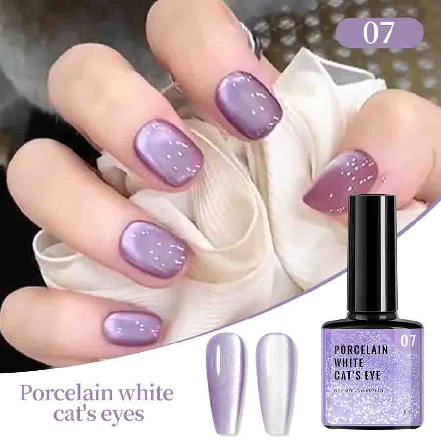 9D кошачий глаз гель для ногтей блестящий эффект серебристый УФ гель-лак мерцающая пыль DIY декор ногтей
