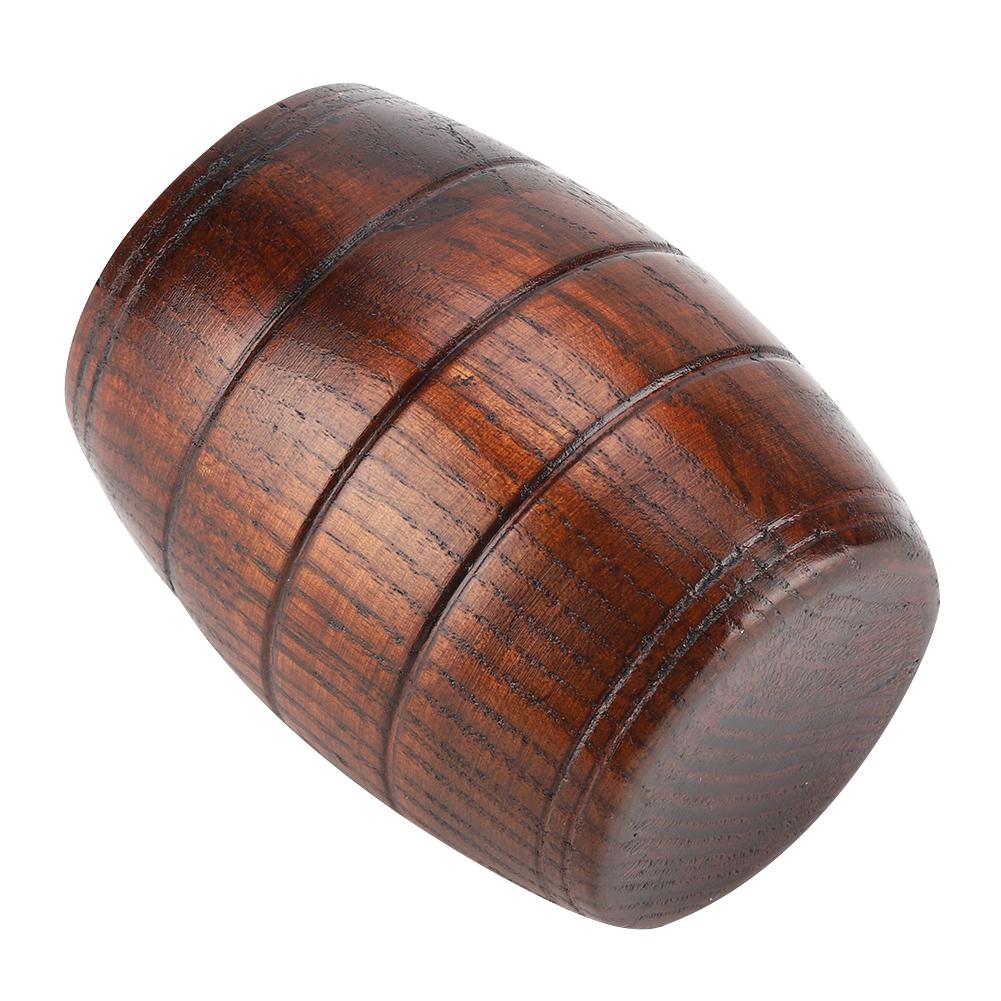 Натуральная деревянная пивная кружка ретро большой емкости для чая, молока, сока, классическая деревянная кружка для питья