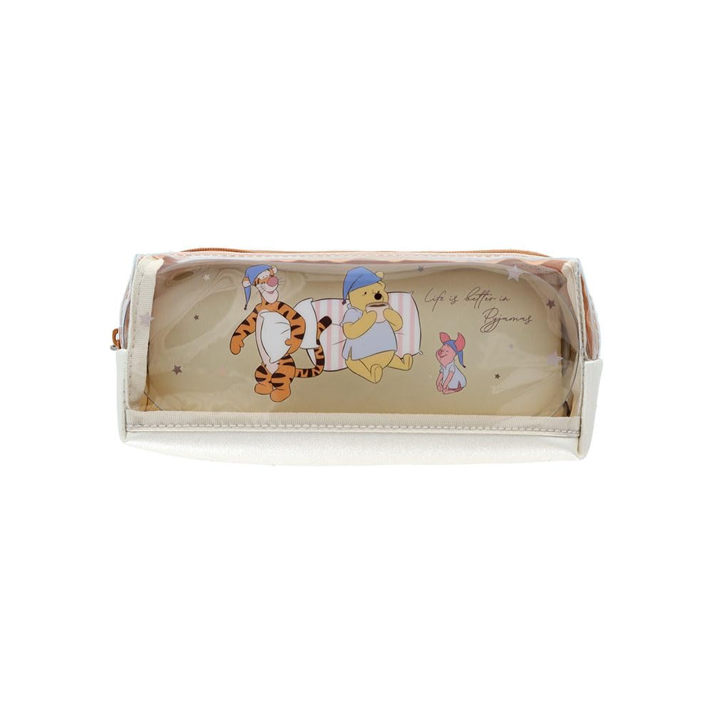 Канцелярские товары Винни Пух Товары Диснея Карандаш Большая вместимость Двойная молния Карандаш Винни S1429698 Sun-Star Пенал, Пенал, Пух,
