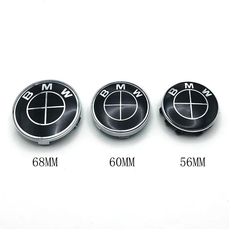 4 шт. 56/60/68 мм Колпачки на ступицу колеса автомобиля Крышка колеса Для BMW E36 E39 E46 E60 E90 E90 F01 F30 E93 G01 G20 G21 G30 G11 F15 X5 X3