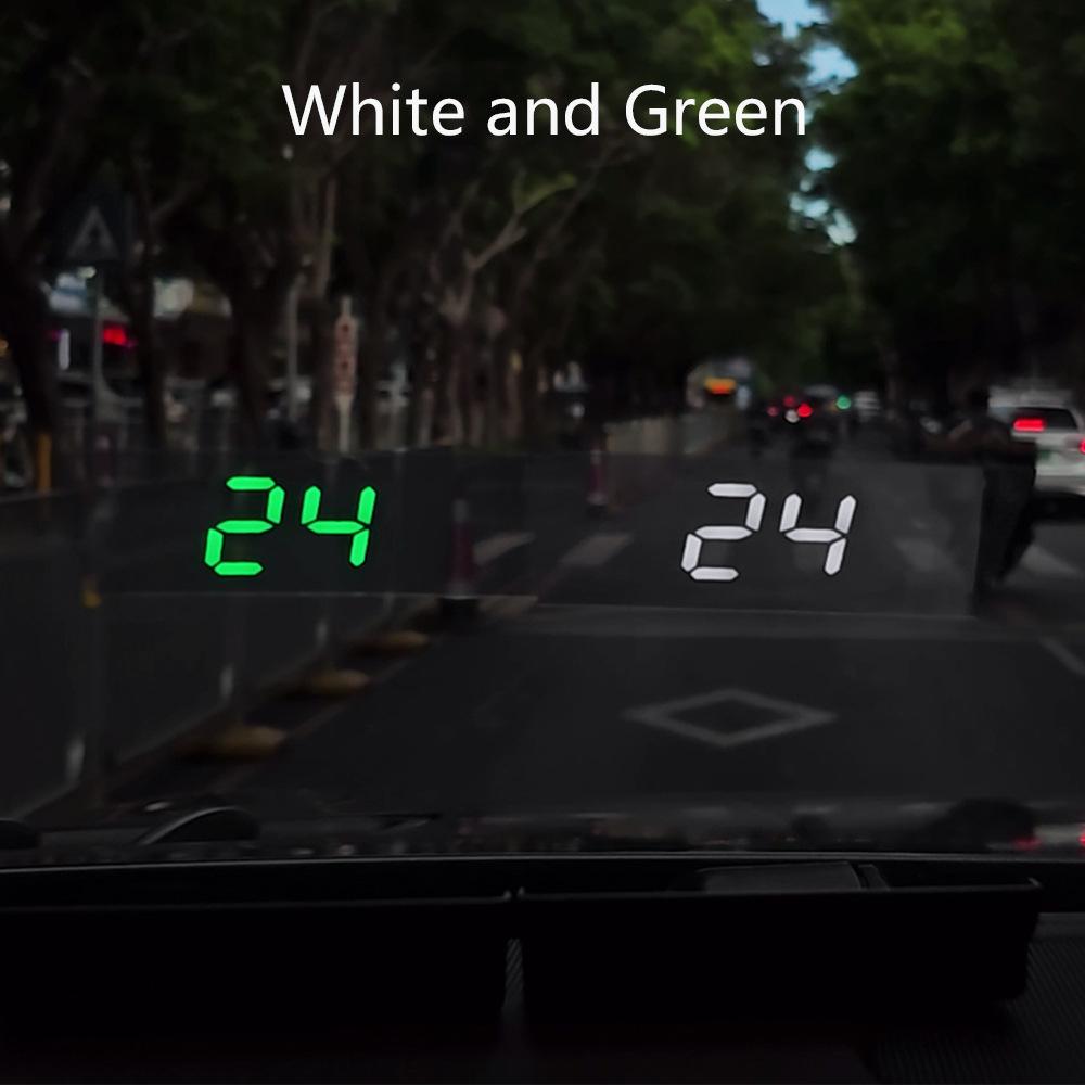 Автомобильный проектор на лобовое стекло, HD-дисплей, отображение скорости GPS, подходит для всех автомобильных электронных компонентов