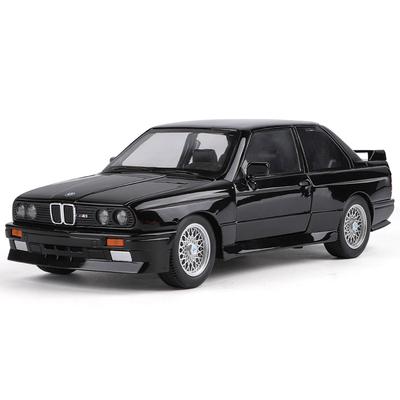 1/24 BMW M3 E30 1988 Суперкар Металлическая Модель Гоночный Автомобиль Игрушка Литье под Давлением Металл Звук и Свет Автомобильные Игрушки для Детей Подарки-Транспорт