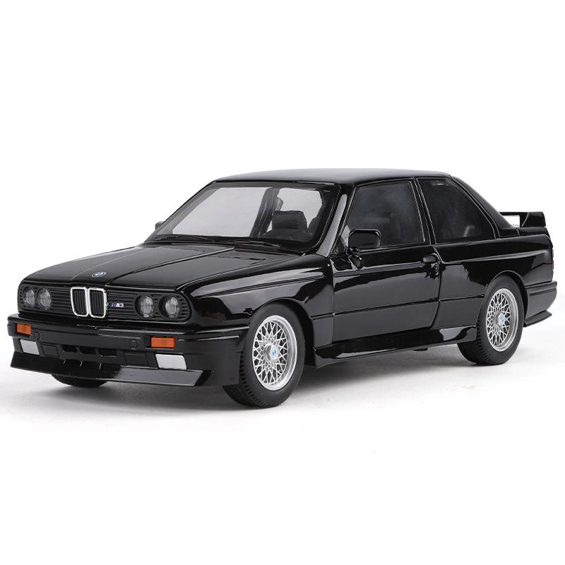 1/24 Scale BMW M3 1988 Street Car Diecast Alloy Metal Model Car Collection Hobbies Decorative Ornament Gift Box for Boyfriend Present