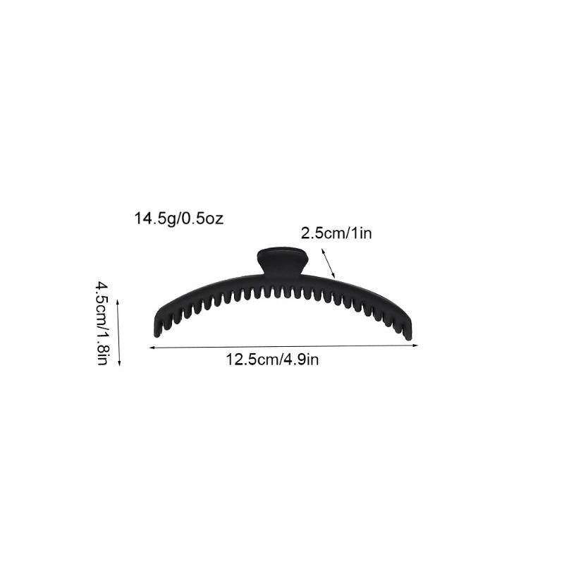 Зажим-краб матовый класса люксЖенственный шарм Заколка-акула для прически сзади на голове Аксессуар для волос