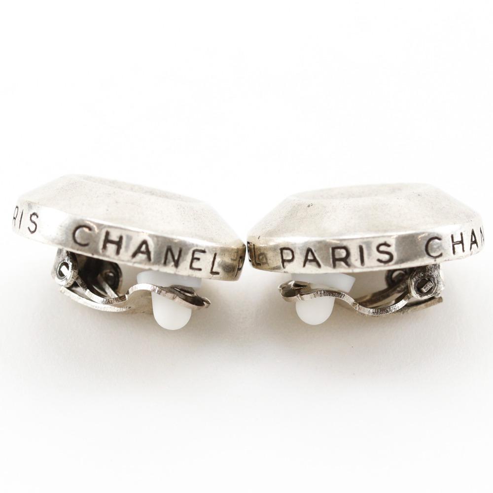 Chanel Серьга COCO Mark Серебристый металлик 19,1 г Женская Б/У