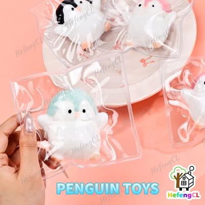 (Hefengcl)Taba Милые Пингвины, Сквиши из ТПР, Мини-игрушки для снятия стресса, Дешевые подарки для детей и призы для класса