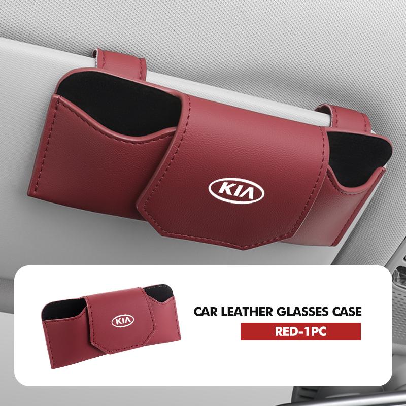 Car Glasses Clip Sun Visor Eyeglasses Magnetic Sunglasses Clip For KIA Rio K5 K2 Sportage Ceed Sorento Picanto Stinger Soul FZ3