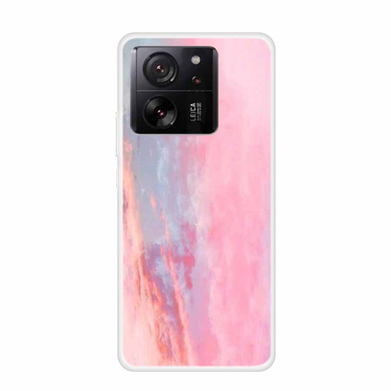 Для Xiaomi 13T 13 T pro Прозрачный силиконовый чехол Для Funda Redmi K60 Ultra Чехол для телефона ТПУ Прозрачные чехлы Мраморный мягкий чехол-оболочка