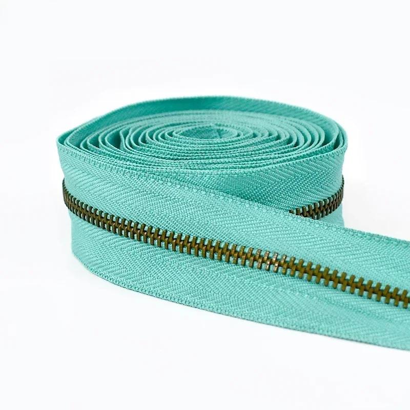 1-10 Ярдов Meetee 3# Металлическая Молния Куртка Декор Молнии Лента Заменить Спиральную Молнию По Метрам Швейная Застежка Молнии Набор для Ремонта Аксессуары