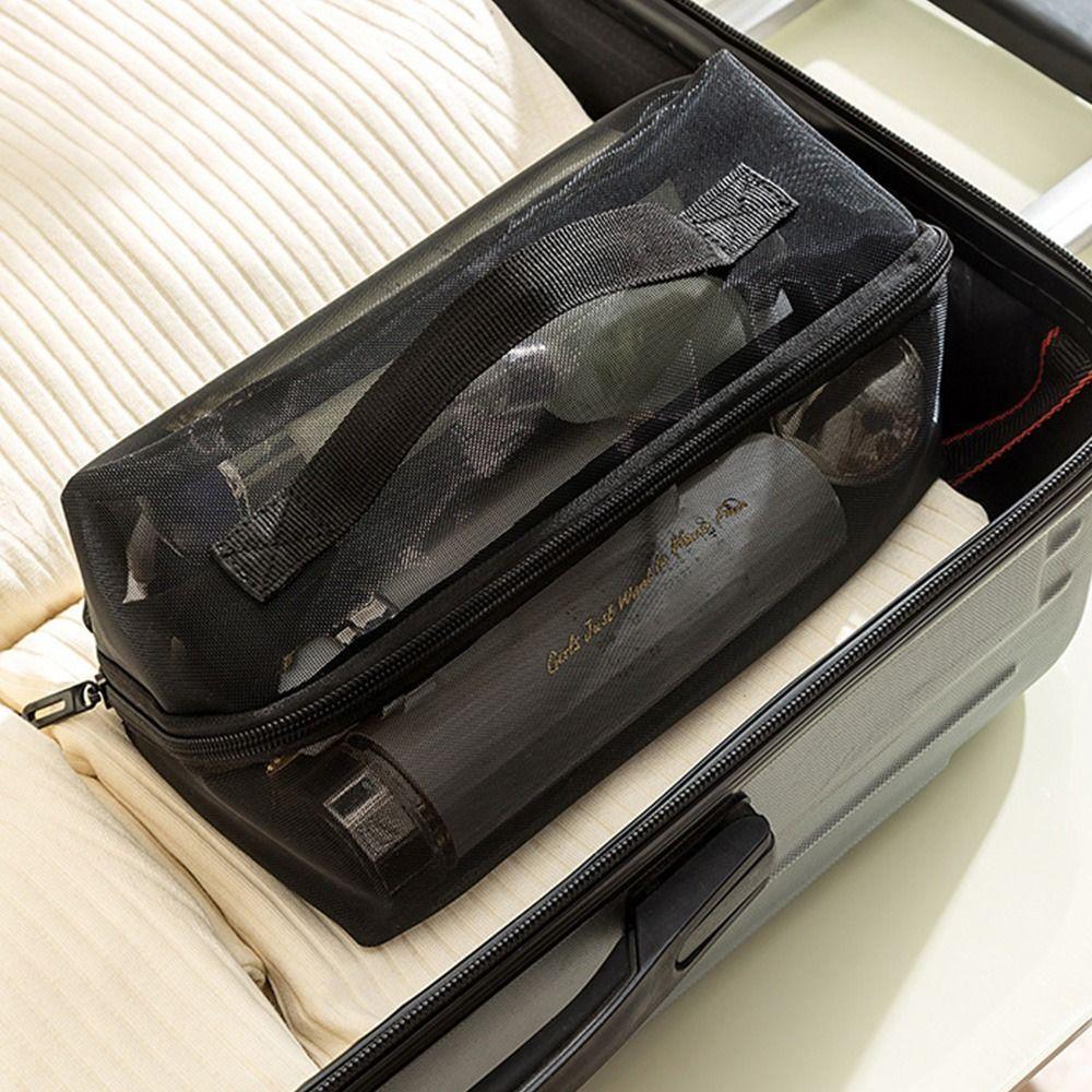 Органайзер-сумка для хранения в дороге, легкая прозрачная косметичка, новая косметичка