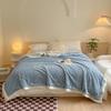 Golden Turtle Velvet Double-Layer Fleece Blanket - Flannel & Lamb Velvet for Autumn/Winter