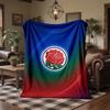 Blackburn Rovers Football Print Flannel Blanket Soft Warm Sofa Bed Throw Blanket For Home Office Bedroom