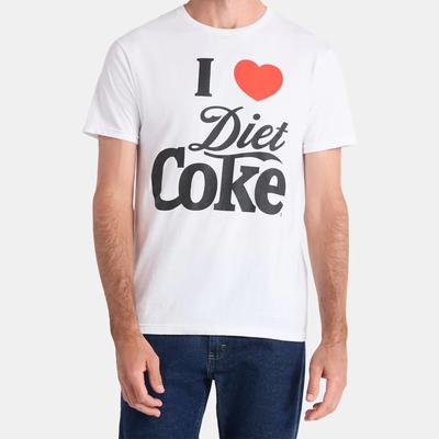 Мужская футболка с графическим принтом I Heart Diet Coke Логотип Унисекс Футболка