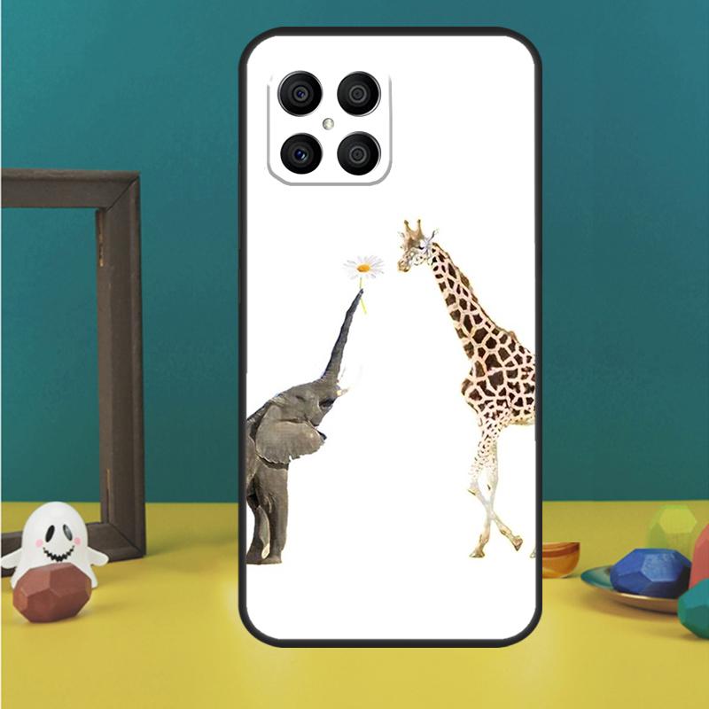 Чехол для слоненка для Honor X9a X8a X8b X9b X9c X8 X9 50 70 90 Lite Honor 200 Lite Magic 7 5 6 Pro Чехол