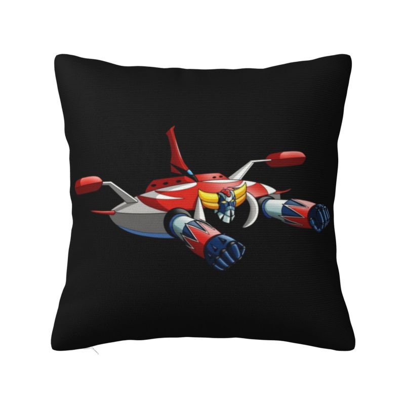 Goldorak Ufo Robot Grendizer Throw Pillow Case Home Decoration Nordic Cushion Cover Velvet Pillowcase