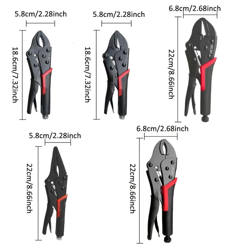 7/9/10 Inch Heavy-Duty Universal Pliers Multifunction Manual Fixed Jaw Clamp Tool f Durable Locking Pliers Hand Tools