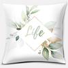 Simple Leaf Flower Pillowcase Office Living Room Home Pillowcase Car Ornaments