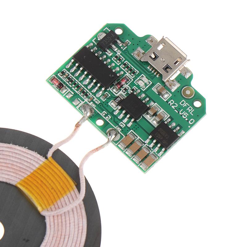 10 Вт Qi беспроводной зарядный модуль Micro Usb передатчик печатная плата катушка