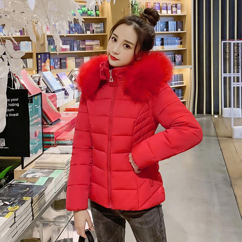 Winter Jacket New Women Parka Fur Collar Removable Casual Female Cotton Down Jacket High Quality Short Ladies Puffer Coat