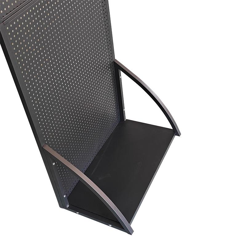 Wall-Mounted No-Punch Pegboard: Multifunctional Folding Storage & Display Rack
