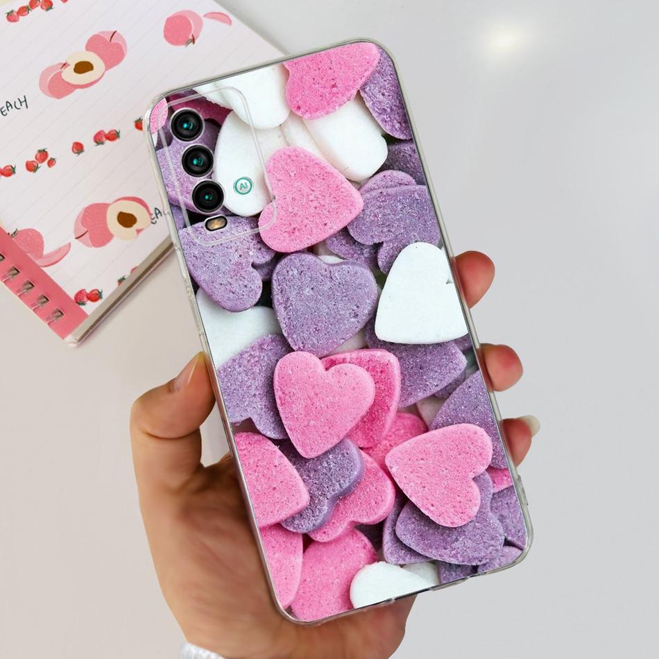 Чехол для Xiaomi Redmi 9T Модный Расписной Мягкий Силикон ТПУ Задняя Крышка Для Redmi 9T Redmi9T Чехлы для Телефона
