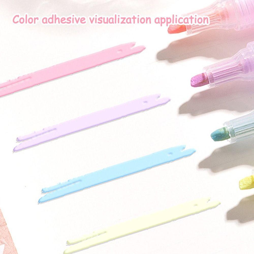 4 шт. DIY скрапбукинг липкая клеевая ручка цветные клеевые стержни прочная точечная клеевая ручка для школы и офиса