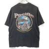 HARLEY-DAVIDSON 90s Charcoal Eagle Bar T-shirt tops L blackUsed