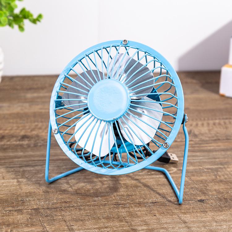 4-6 Inch Aluminum USB Portable Silent Electric Mini Fan for Office/Desktop
