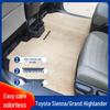 Коврики на пол среднего ряда и в багажник 2024 Toyota Sienna и Grand Highlander