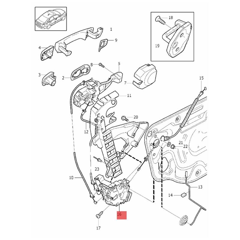 NEW-1Pair Front Door Lock Latch Assy 31253658 For Volvo XC60 I 156 XC70 II 136 2008-2017 V50 S40 S80 C30 C70