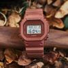 Casio CASIOG-SQUAD Series Earth Tone Outdoor Series Rock Color 200 Meter Waterproof and Shockproof Resin Strap Quartz Movement DW-5600ET-5PR-person