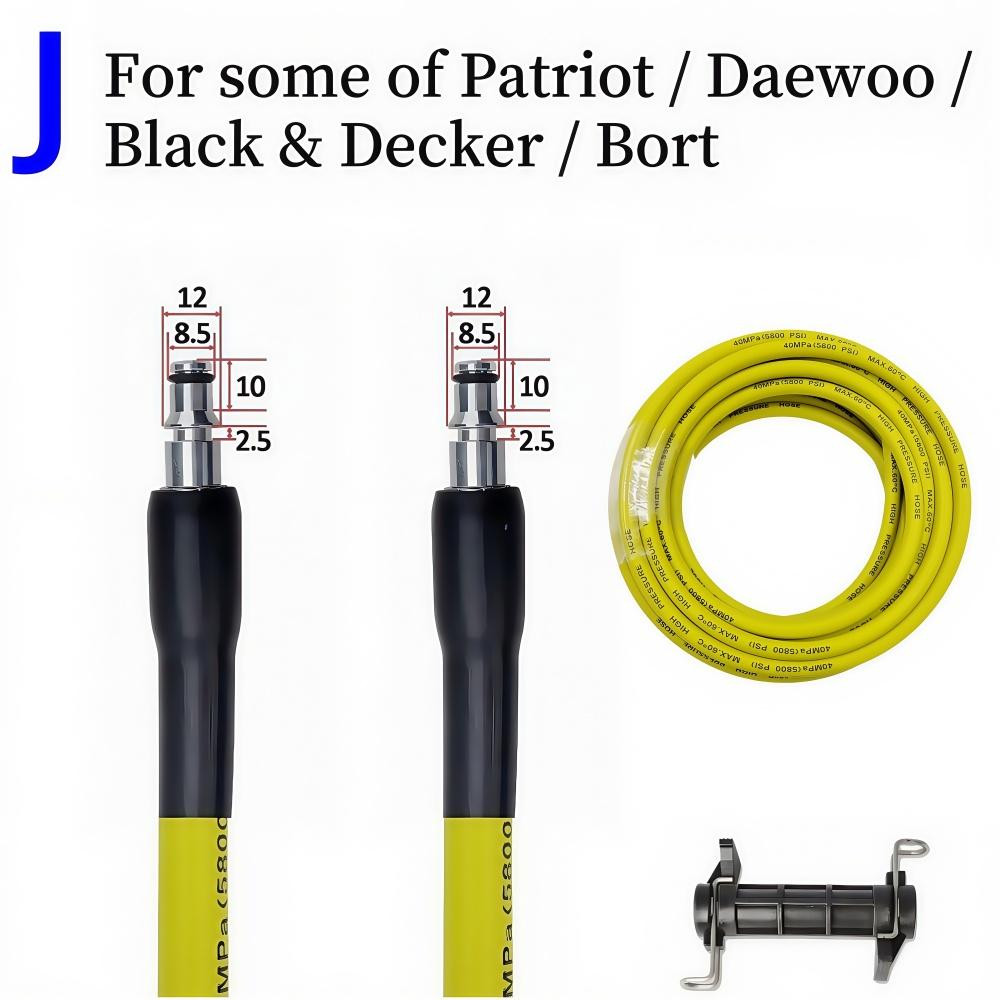 5~25m High Pressure Cleaning Machine Hose 5800PSI Kink Resistant Hose Car Wash Hose Water Cleaning Extension Hose For Karcher