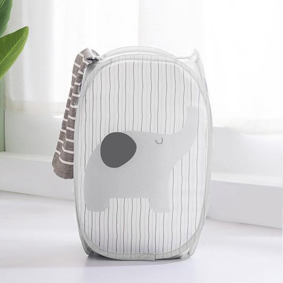 Полосатая овца, слон, большая корзина для белья, складное ведро для хранения грязной одежды