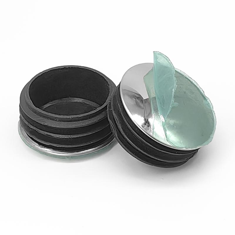 16-60mm Furniture Table Foot Tip Chairs Legs Pad Protector Cover Stainless steel Screw Caps Pipe Plug Lid Tube Hole Protection