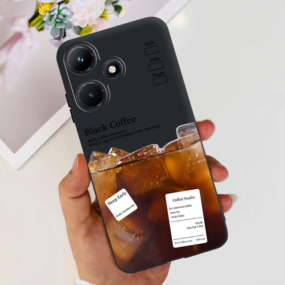 Милый Чехол Для Телефона Для Infinix Hot 30i Hot30 30 Play NFC 2023 Мягкий Силиконовый ТПУ Задняя Крышка Для Infinix Hot30i Hot 30 30Play